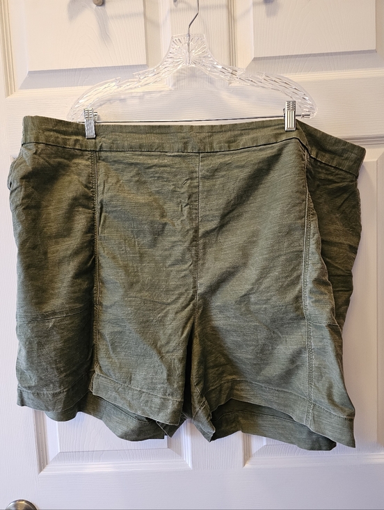 Lane Bryant Pants - Lane Bryant Olive Green Utility Shorts